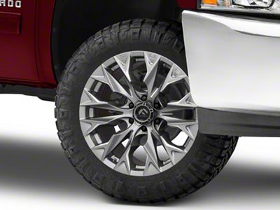 Fuel Wheels Flame Platinum 6-Lug Wheel; 20x10; -18mm Offset (07-13 Silverado 1500)