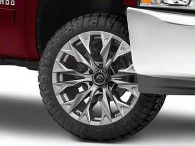 Fuel Wheels Flame Platinum 6-Lug Wheel; 22x10; -18mm Offset (07-13 Silverado 1500)