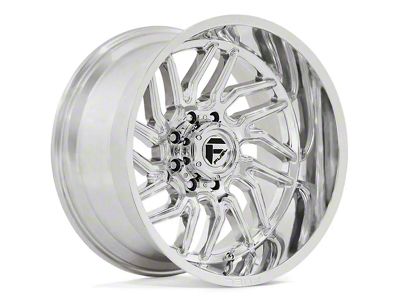 Fuel Wheels Hurricane Polished Milled 6-Lug Wheel; 20x10; -18mm Offset (07-13 Silverado 1500)