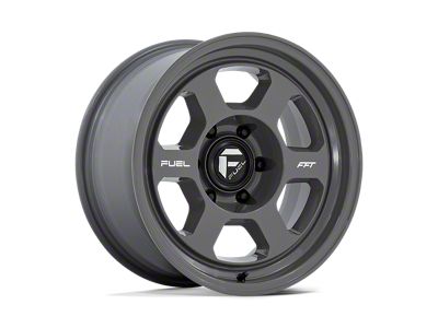 Fuel Wheels Hype Battleship Gray 6-Lug Wheel; 17x8.5; 10mm Offset (07-13 Silverado 1500)