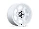 Fuel Wheels Hype Gloss White 6-Lug Wheel; 18x8.5; -10mm Offset (07-13 Silverado 1500)
