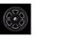 Fuel Wheels Hype Matte Black 6-Lug Wheel; 17x8.5; -10mm Offset (07-13 Silverado 1500)