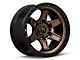 Fuel Wheels Kicker Matte Bronze with Black Bead Ring 6-Lug Wheel; 17x9; -12mm Offset (07-13 Silverado 1500)