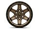 Fuel Wheels Kicker Matte Bronze with Black Bead Ring 6-Lug Wheel; 17x9; -12mm Offset (07-13 Silverado 1500)