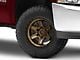 Fuel Wheels Kicker Matte Bronze with Black Bead Ring 6-Lug Wheel; 17x9; 1mm Offset (07-13 Silverado 1500)