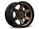 Fuel Wheels Kicker Matte Bronze with Black Bead Ring 6-Lug Wheel; 17x9; 1mm Offset (07-13 Silverado 1500)