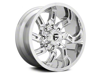 Fuel Wheels Lockdown Chrome 6-Lug Wheel; 20x9; 1mm Offset (07-13 Silverado 1500)