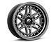 Fuel Wheels Nitro Matte Gunmetal 6-Lug Wheel; 17x9; -12mm Offset (07-13 Silverado 1500)