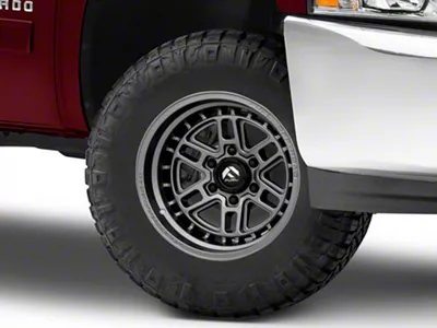 Fuel Wheels Nitro Matte Gunmetal 6-Lug Wheel; 17x9; 1mm Offset (07-13 Silverado 1500)