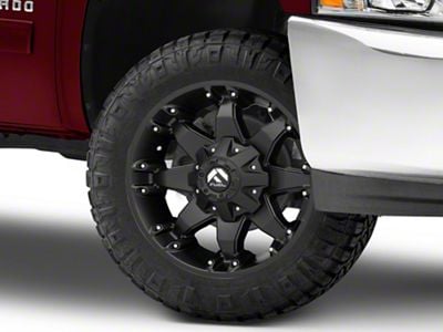 Fuel Wheels Octane Matte Black 6-Lug Wheel; 20x9; 1mm Offset (07-13 Silverado 1500)