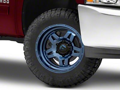 Fuel Wheels Oxide Dark Blue 6-Lug Wheel; 18x9; -12mm Offset (07-13 Silverado 1500)