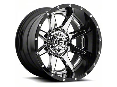 Fuel Wheels Rampage Chrome 6-Lug Wheel; 20x10; -19mm Offset (07-13 Silverado 1500)