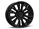 Fuel Wheels Rebar Blackout 6-Lug Wheel; 22x12; -44mm Offset (07-13 Silverado 1500)