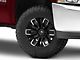 Fuel Wheels Rebar Gloss Black Milled 6-Lug Wheel; 17x9; -12mm Offset (07-13 Silverado 1500)