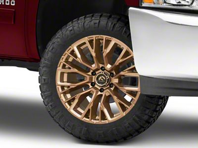 Fuel Wheels Rebar Platinum Bronze Milled 6-Lug Wheel; 20x9; 1mm Offset (07-13 Silverado 1500)