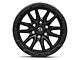 Fuel Wheels Rebel Matte Black 6-Lug Wheel; 18x9; 1mm Offset (07-13 Silverado 1500)