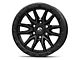 Fuel Wheels Rebel Matte Black 6-Lug Wheel; 20x9; 20mm Offset (07-13 Silverado 1500)