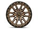 Fuel Wheels Rebel Matte Bronze with Black Bead Ring 6-Lug Wheel; 17x9; -12mm Offset (07-13 Silverado 1500)
