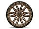 Fuel Wheels Rebel Matte Bronze with Black Bead Ring 6-Lug Wheel; 22x9; 20mm Offset (07-13 Silverado 1500)