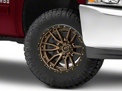 Fuel Wheels Rebel Matte Bronze 6-Lug Wheel; 18x9; 1mm Offset (07-13 Silverado 1500)