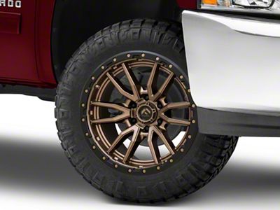 Fuel Wheels Rebel Matte Bronze 6-Lug Wheel; 20x9; 1mm Offset (07-13 Silverado 1500)