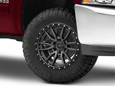 Fuel Wheels Rebel Matte Gunmetal 6-Lug Wheel; 18x9; 20mm Offset (07-13 Silverado 1500)