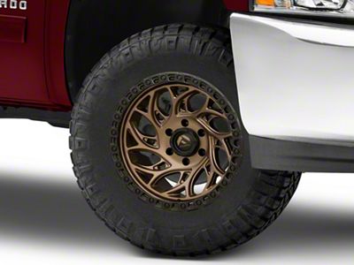 Fuel Wheels Runner OR Bronze with Black Ring 6-Lug Wheel; 17x9; -12mm Offset (07-13 Silverado 1500)