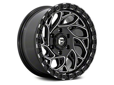 Fuel Wheels Runner OR Gloss Black Milled 6-Lug Wheel; 18x9; 1mm Offset (07-13 Silverado 1500)