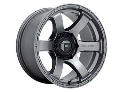 Fuel Wheels Rush Matte Gunmetal 6-Lug Wheel; 18x9; -12mm Offset (07-13 Silverado 1500)