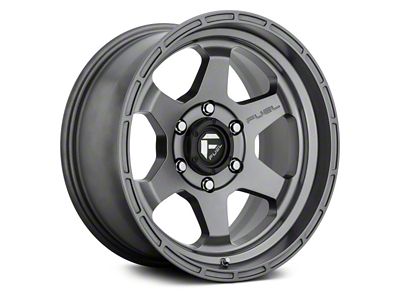 Fuel Wheels Shok Matte Anthracite 6-Lug Wheel; 17x10; -18mm Offset (07-13 Silverado 1500)