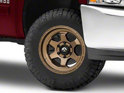 Fuel Wheels Shok Matte Bronze 6-Lug Wheel; 17x9; -12mm Offset (07-13 Silverado 1500)