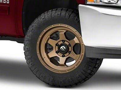 Fuel Wheels Shok Matte Bronze 6-Lug Wheel; 18x9; -12mm Offset (07-13 Silverado 1500)