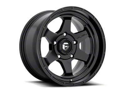 Fuel Wheels Shok Textured Black 6-Lug Wheel; 17x10; -18mm Offset (07-13 Silverado 1500)