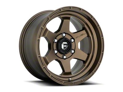 Fuel Wheels Shok Textured Bronze 6-Lug Wheel; 17x10; -18mm Offset (07-13 Silverado 1500)