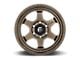 Fuel Wheels Shok Textured Bronze 6-Lug Wheel; 17x10; -18mm Offset (07-13 Silverado 1500)