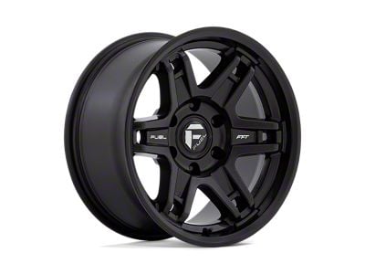 Fuel Wheels Slayer Matte Black 6-Lug Wheel; 18x8.5; -15mm Offset (07-13 Silverado 1500)