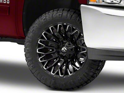 Fuel Wheels Strike Gloss Black Milled 6-Lug Wheel; 20x10; -18mm Offset (07-13 Silverado 1500)