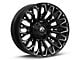 Fuel Wheels Strike Gloss Black Milled 6-Lug Wheel; 22x10; -18mm Offset (07-13 Silverado 1500)