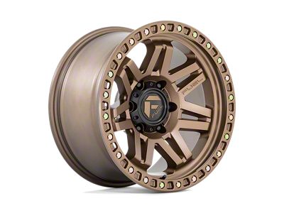 Fuel Wheels Syndicate Full Matte Bronze 6-Lug Wheel; 17x9; 1mm Offset (07-13 Silverado 1500)