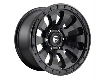 Fuel Wheels Tactic Matte Black 6-Lug Wheel; 18x9; -12mm Offset (07-13 Silverado 1500)