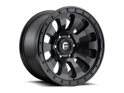 Fuel Wheels Tactic Matte Black 6-Lug Wheel; 20x9; 20mm Offset (07-13 Silverado 1500)