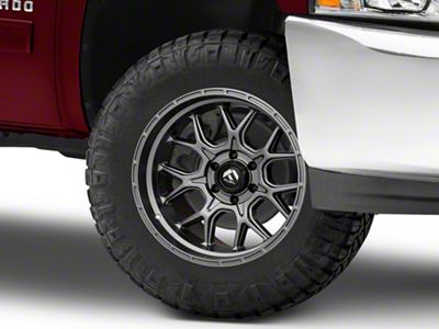 Fuel Wheels Tech Matte Anthracite 6-Lug Wheel; 18x9; 1mm Offset (07-13 Silverado 1500)