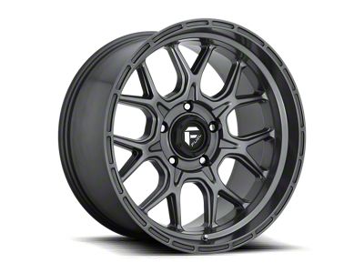 Fuel Wheels Tech Matte Gunmetal 6-Lug Wheel; 17x9; 1mm Offset (07-13 Silverado 1500)