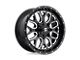 Fuel Wheels Titan Gloss Black Milled 6-Lug Wheel; 20x9; 20mm Offset (07-13 Silverado 1500)