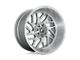 Fuel Wheels Triton Platinum Brushed Gunmetal with Tinted Clear 6-Lug Wheel; 22x12; -44mm Offset (07-13 Silverado 1500)