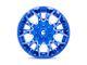 Fuel Wheels Twitch Anodized Blue Milled 6-Lug Wheel; 22x10; -18mm Offset (07-13 Silverado 1500)