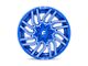 Fuel Wheels Typhoon Anodized Blue Milled 6-Lug Wheel; 20x10; -18mm Offset (07-13 Silverado 1500)