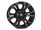 Fuel Wheels Vapor Matte Black Double Dark Tint 6-Lug Wheel; 17x9; 1mm Offset (07-13 Silverado 1500)