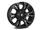 Fuel Wheels Vapor Matte Black Double Dark Tint 6-Lug Wheel; 18x9; 19mm Offset (07-13 Silverado 1500)