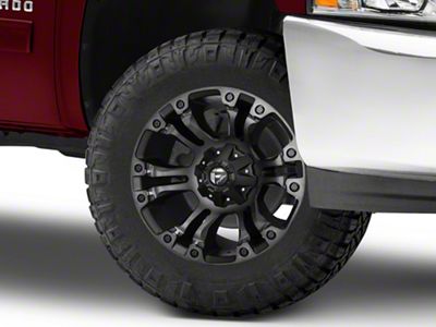 Fuel Wheels Vapor Matte Black Double Dark Tint 6-Lug Wheel; 18x9; 1mm Offset (07-13 Silverado 1500)